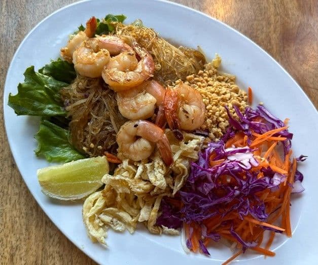 Phad Thai Woon Sen w/ Prawns
